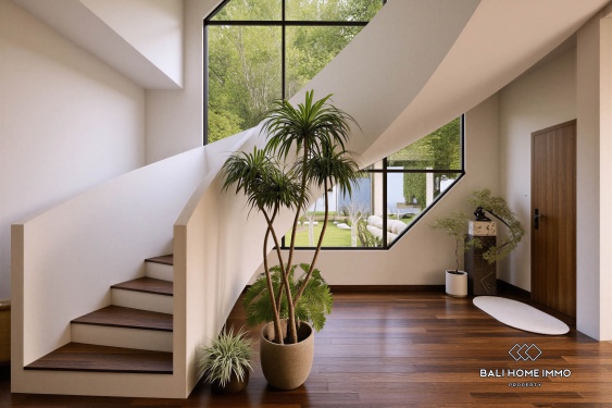 Image 11 from Villa 3 Kamar off-plan Dijual dengan Status Hak Sewa di Tepi Pantai Pererenan, Bali