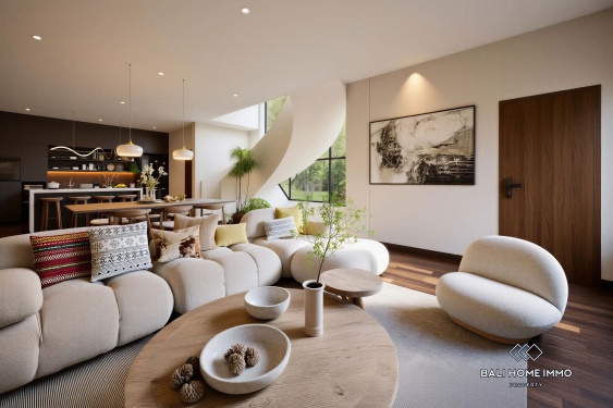 Image 5 from Villa 3 Kamar off-plan Dijual dengan Status Hak Sewa di Tepi Pantai Pererenan, Bali