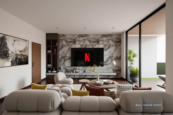 Image 4 from Villa 3 Kamar off-plan Dijual dengan Status Hak Sewa di Tepi Pantai Pererenan, Bali