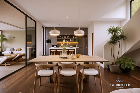 Image 8 from Villa 3 Kamar off-plan Dijual dengan Status Hak Sewa di Tepi Pantai Pererenan, Bali