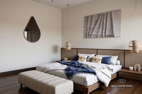 Image 15 from Villa 3 Kamar off-plan Dijual dengan Status Hak Sewa di Tepi Pantai Pererenan, Bali