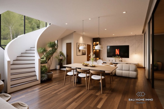 Image 3 from Villa 3 Kamar off-plan Dijual dengan Status Hak Sewa di Tepi Pantai Pererenan, Bali