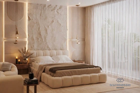 Image 6 from Villa de 3 chambres sur plan à vendre en location à Bali Seseh côté plage