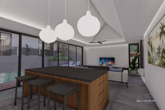 Image 7 from Villa de 3 chambres sur plan à vendre en bail emphytéotique à Ubud, Bali