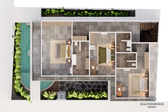 Image 20 from Villa de 3 chambres sur plan à vendre en location à Bali Umalas