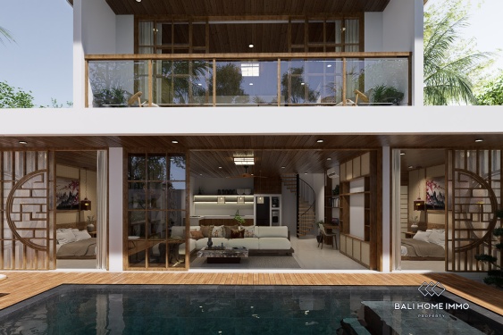 Image 2 from Vila 3 kamar off-plan untuk dijual leasehold di Kerobokan