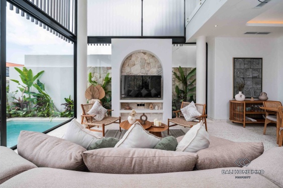 Image 4 from Villa de 3 chambres sur plan avec vue sur les rizières à vendre en location près de Berawa