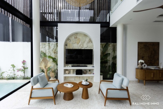 Image 4 from Off-plan 3 Bedroom Villa with ricefield view for sale leasehold near Berawa