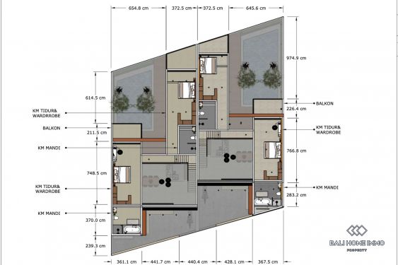 Image 10 from Off-plan 3 bedrooms villa for sale leasehold in Bali Buduk Near Canggu