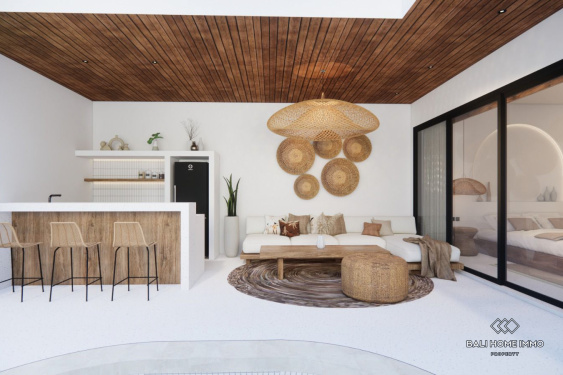 Image 3 from Vila 3 Kamar off-plan dijual leasehold di Bali Canggu Sisi perumahan