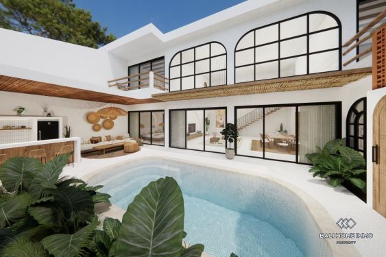 Image 1 from Vila 3 Kamar off-plan dijual leasehold di Bali Canggu Sisi perumahan