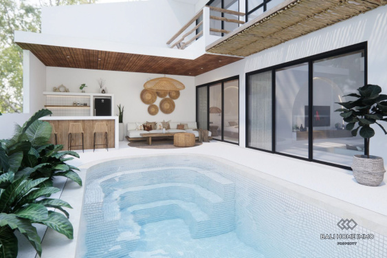 Image 2 from Vila 3 Kamar off-plan dijual leasehold di Bali Canggu Sisi perumahan