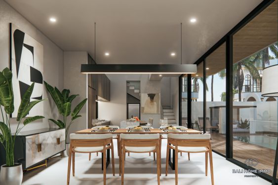 Image 6 from Vila 3 kamar tidur off-plan dengan desain modern disewakan jangka panjang di Canggu-Berawa