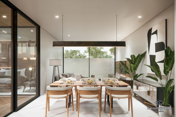 Image 5 from Vila 3 kamar tidur off-plan dengan desain modern disewakan jangka panjang di Canggu-Berawa