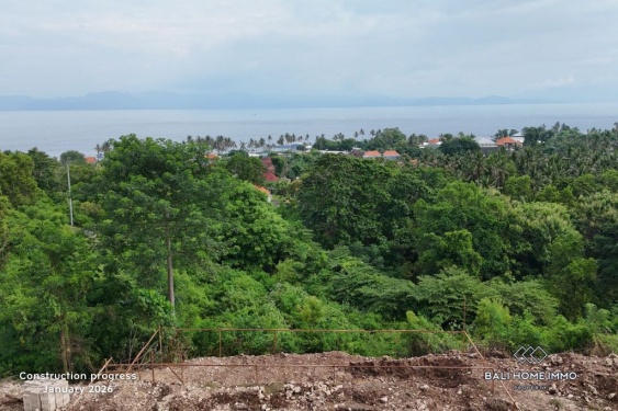 Image 17 from Villa sur plan de 4 chambres avec vue sur l'océan à vendre en bail à Nusa Penida Bali