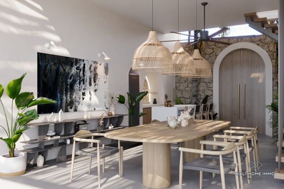 Image 7 from Villa sur plan de 4 chambres avec vue sur l'océan à vendre en bail à Nusa Penida Bali