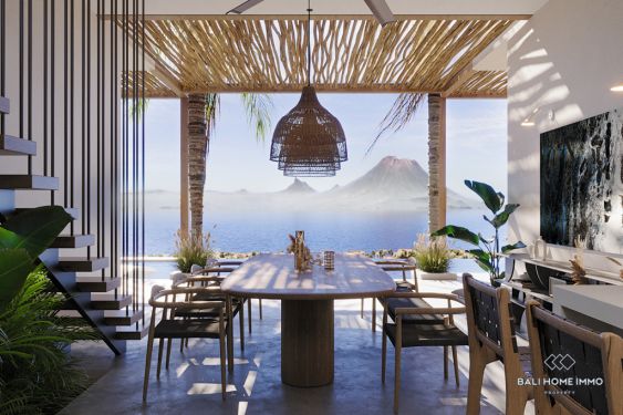 Image 10 from Villa sur plan de 4 chambres avec vue sur l'océan à vendre en bail à Nusa Penida Bali