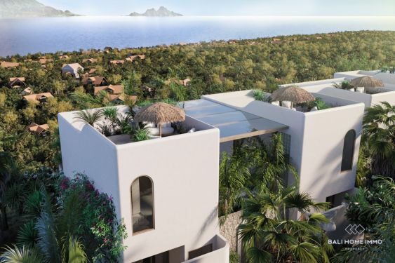 Image 15 from Villa sur plan de 4 chambres avec vue sur l'océan à vendre en bail à Nusa Penida Bali