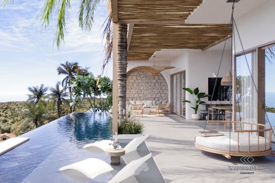Image 5 from Villa sur plan de 4 chambres avec vue sur l'océan à vendre en bail à Nusa Penida Bali