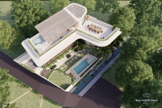 Image 2 from Hors plan Villa de 4 chambres à coucher à vendre en leasing à Bali Canggu Côté résidentiel