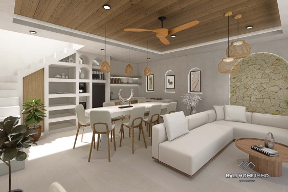 Image 3 from Vila 4 kamar off-plan untuk dijual leasehold di Kerobokan