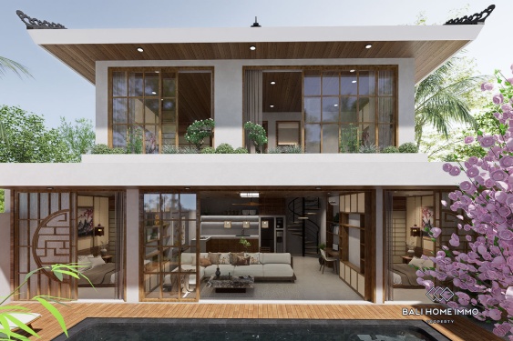 Image 2 from Vila 4 kamar off-plan untuk dijual leasehold di Kerobokan