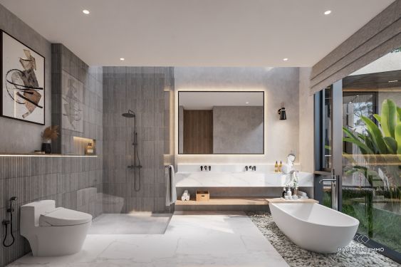 Image 8 from Villas de 4 chambres sur plan à vendre en location à Bali Pererenan