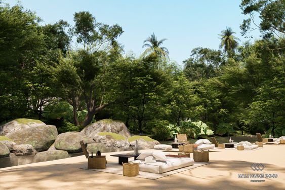 Image 3 from Sur plan villa moderne de 2 chambres avec vue sur la rivière à vendre à Ubud Bali