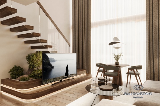 Image 7 from Charmant appartement 1 chambre avec vue sur l'océan à vendre sur plan à Nusa Dua