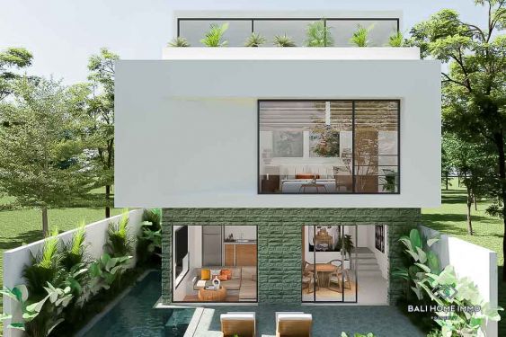Image 1 from Hors plan Villa contemporaine d'une chambre à coucher à vendre en leasing à Bali Uluwatu - Bingin