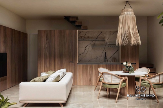 Image 3 from VILLA CONFORTABLE DE 1 CHAMBRE À VENDRE SUR PLAN À NUSA DUA - UNE VIE ÉLÉGANTE EN COMPLEXE HÔTELIER