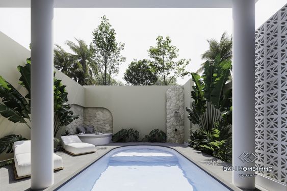 Image 12 from Sur plan élégante villa de 3 chambres avec vue sur l'océan à vendre à Bingin