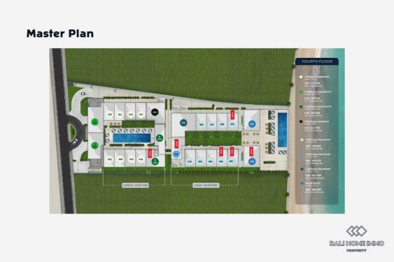 Image 17 from Hors plan Vue sur le jardin Appartement d'une chambre à vendre en location à Bali Benoa