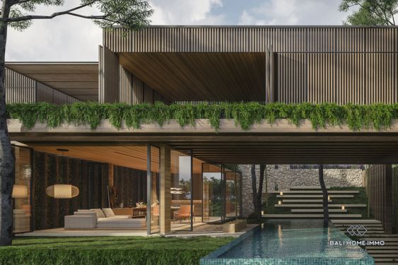 Image 2 from Hors plan Jungle & Rivière Vue Villa 3 chambres à vendre en pleine propriété à Bali Nyanyi