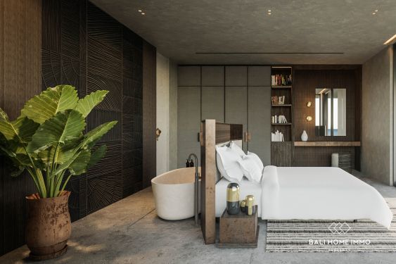 Image 4 from Villa de luxe de 2 chambres avec vue sur la mer à vendre à Pererenan