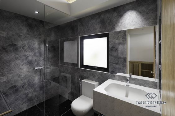 Image 9 from Villa minimaliste de 3 chambres avec vue sur l'océan, sur plan, à vendre à Pandawa