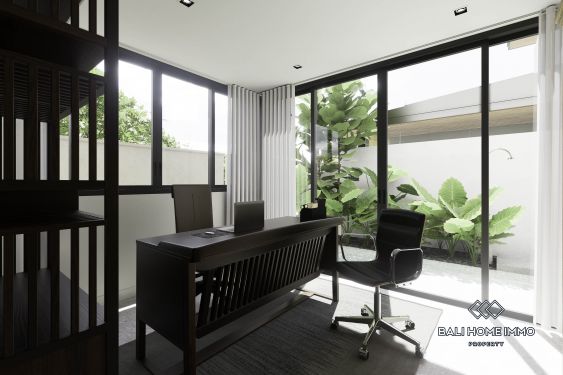 Image 8 from Villa minimaliste de 3 chambres avec vue sur l'océan, sur plan, à vendre à Pandawa