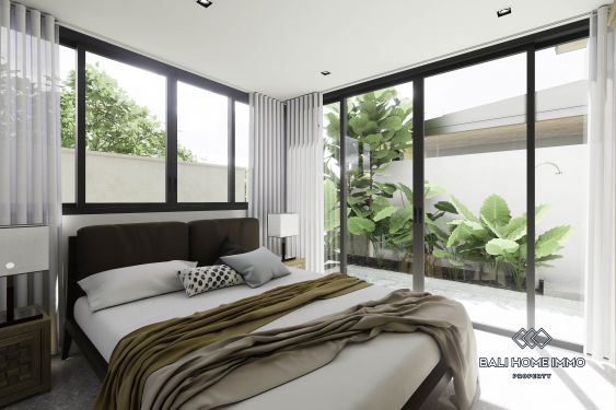 Image 4 from Villa minimaliste de 3 chambres avec vue sur l'océan, sur plan, à vendre à Pandawa