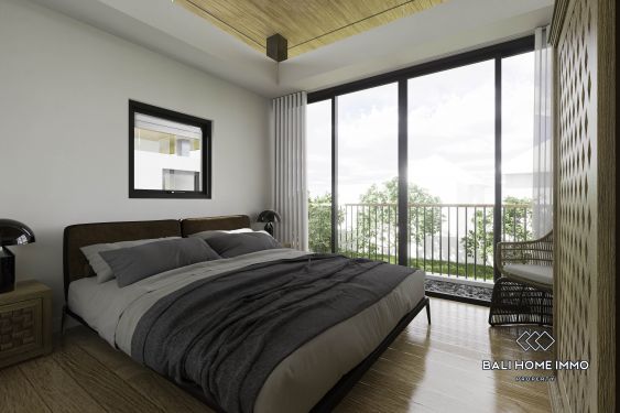 Image 5 from Villa minimaliste de 3 chambres avec vue sur l'océan, sur plan, à vendre à Pandawa