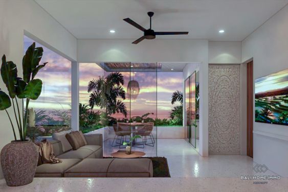 Image 2 from Villa moderne d'une chambre à coucher, hors plan, à vendre avec option d'achat à Bali Pererenan