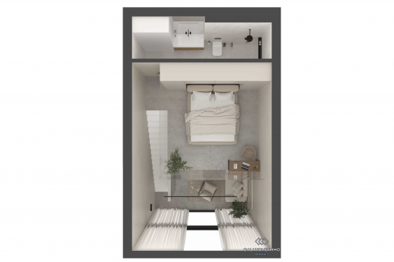 Image 11 from Vila modern baru 1 Kamar  Dijual Hak Sewa di Canggu Berawa