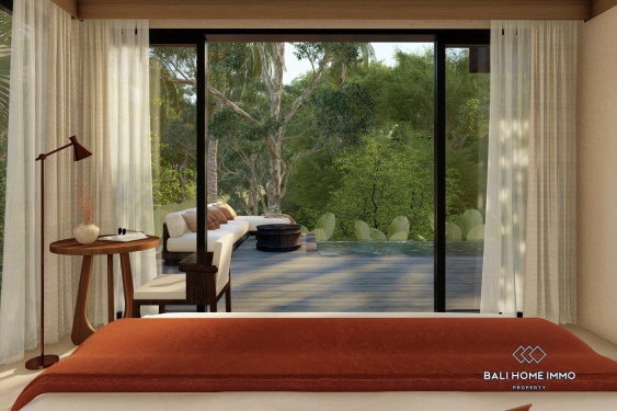 Image 10 from Off Plan Modern 2 Bedroom Villa with River view for Sale in Ubud Bali