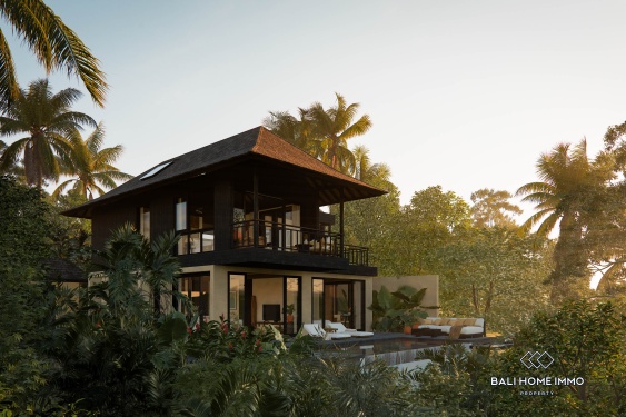 Image 1 from Sur plan villa moderne de 2 chambres avec vue sur la rivière à vendre à Ubud Bali