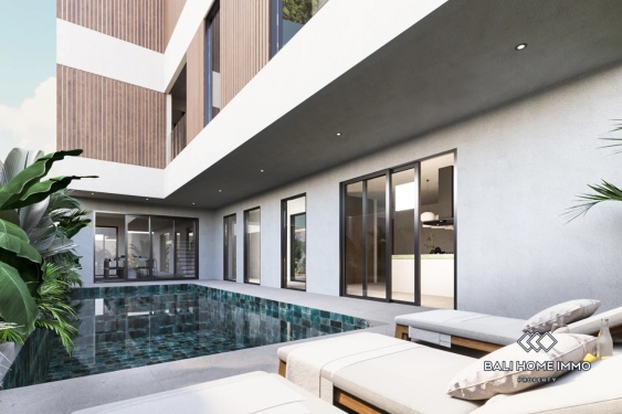 Off Plan Modern 3 Bedroom Ocean View Villas for Sale Leasehold in Pecatu
