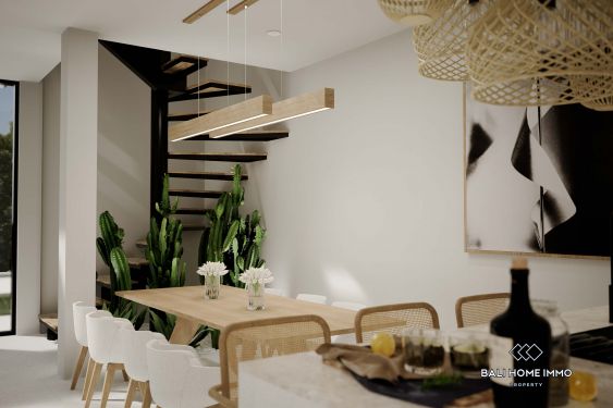 Image 7 from Off-Plan Villa 4 Kamar Dikontrak Jangka Panjang di Bali Canggu Batu Bolong