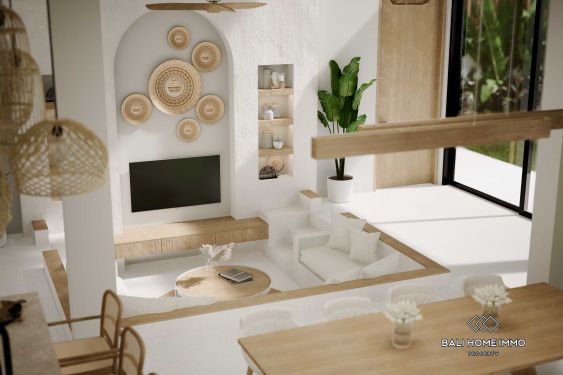 Image 5 from Off-Plan Villa 4 Kamar Dikontrak Jangka Panjang di Bali Canggu Batu Bolong