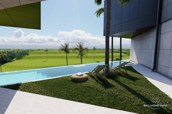 Image 2 from Off Plan Modern 4 Bedroom Villa for sale with Ricefield View in the heart of Ubud Bali