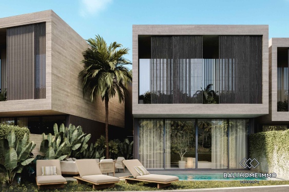 Image 1 from Villa Mewah Modern 3 Kamar Off-plan Dijual di Tepi Pantai Pererenan