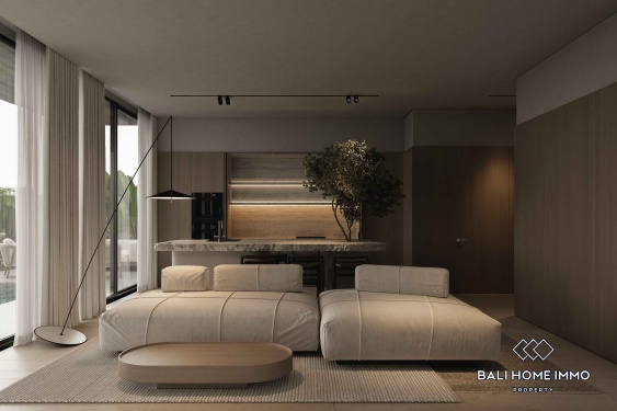 Image 3 from Villa Mewah Modern 3 Kamar Off-plan Dijual di Tepi Pantai Pererenan