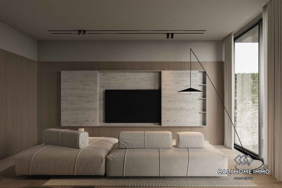 Image 4 from Villa Mewah Modern 3 Kamar Off-plan Dijual di Tepi Pantai Pererenan